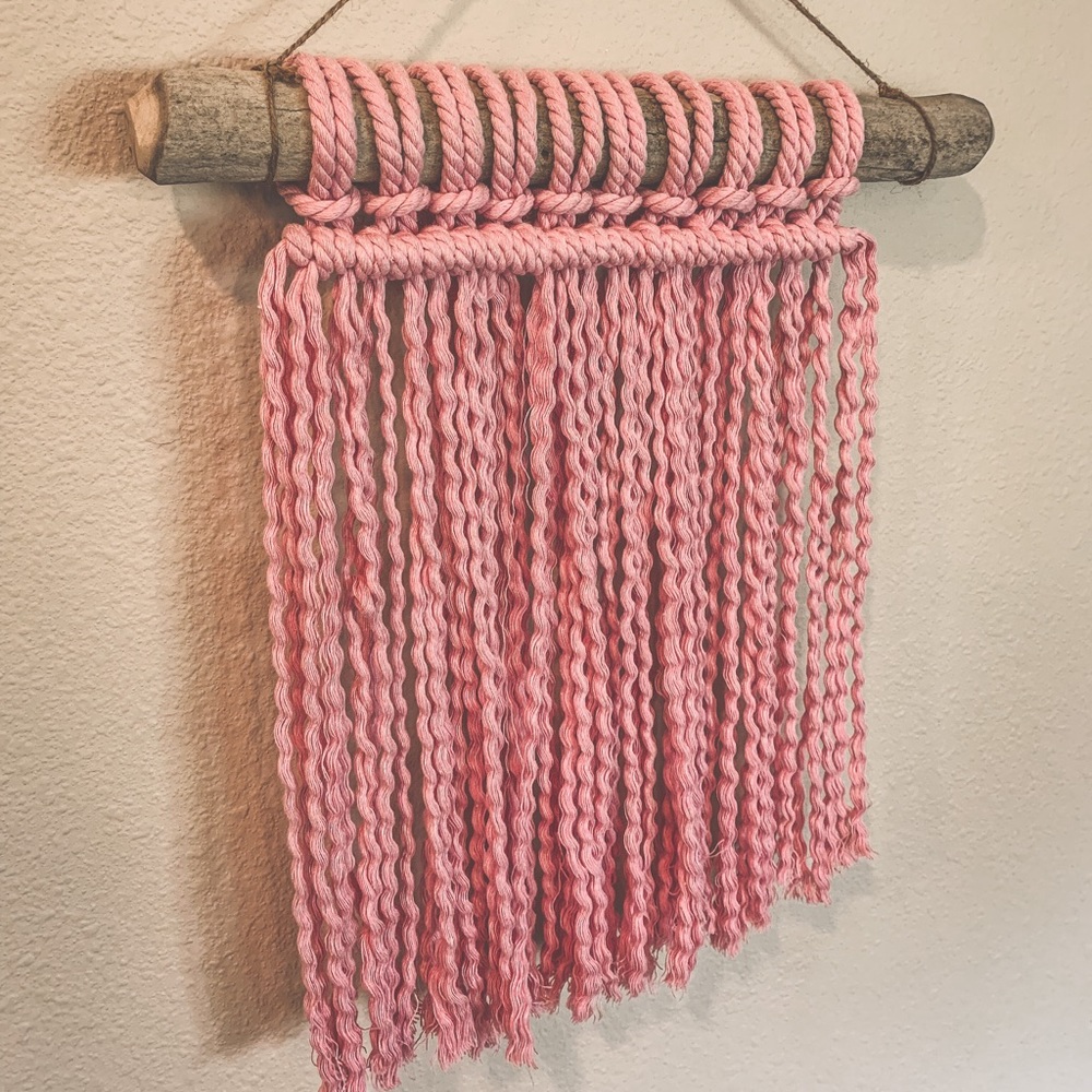 Macrame yarn art